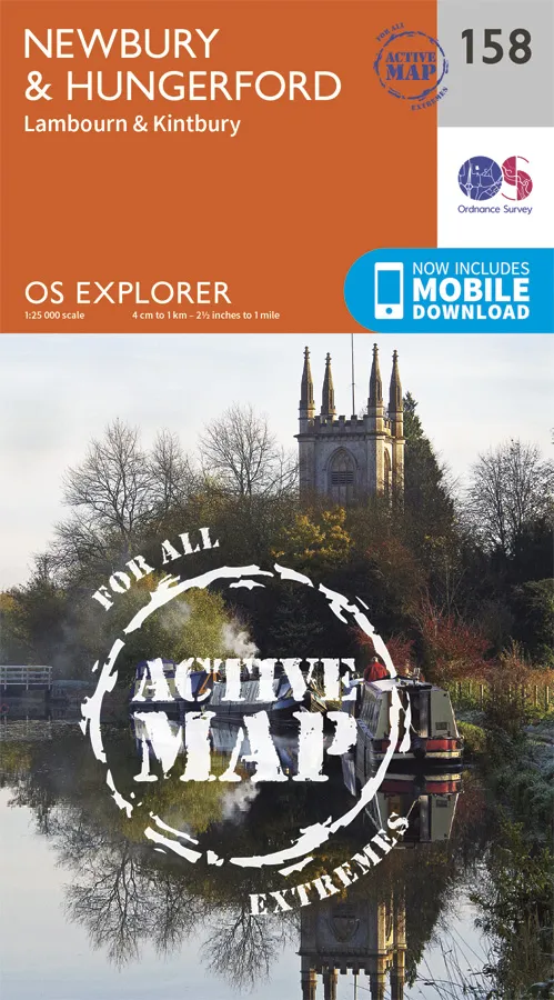 OS Explorer Active - 158 - Newbury & Hungerford