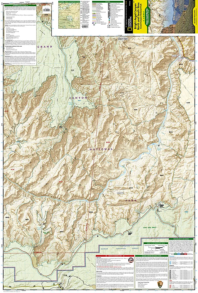 National Geographic - Trails Illustrated Maps - Grand Canyon - Image 2