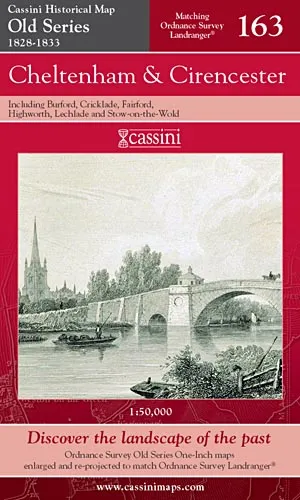 Cassini Old Series - Cheltenham & Cirencester (1828-1833) - Image 2