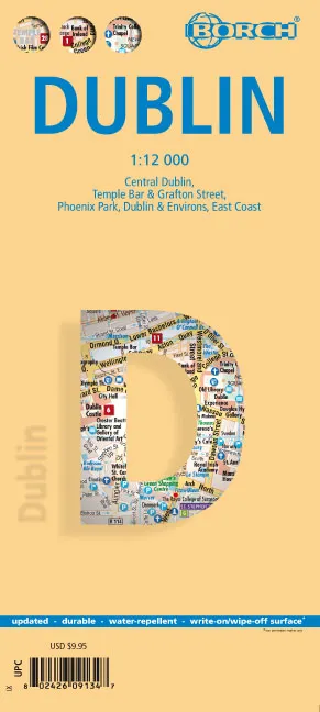 Borch City Map - Dublin - Image 2