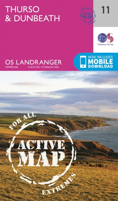 OS Landranger Active - 11 - Thurso & Dunbeath