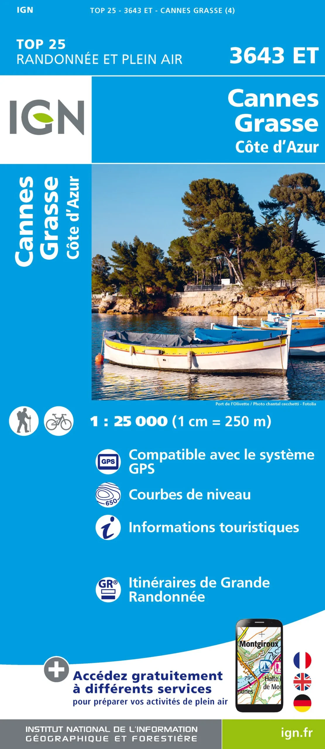 IGN Top 25 - Cannes / Grasse / Côte d'Azur