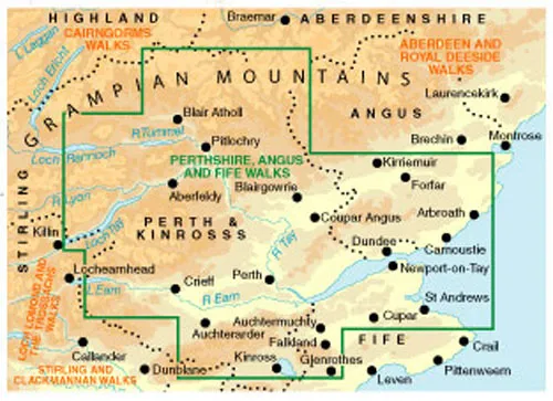 OS Outstanding Circular Walks - Pathfinder Guide - Perthshire, Angus & Fife - Image 2