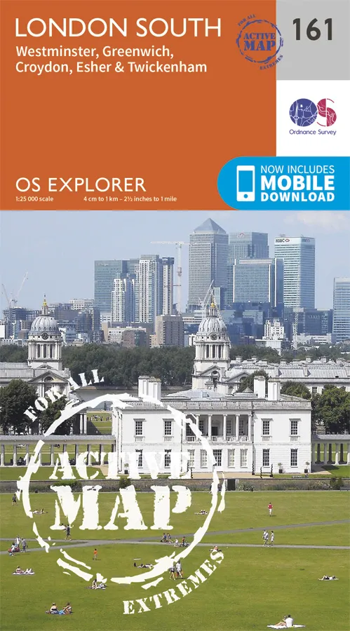 OS Explorer Active - 161 - London South