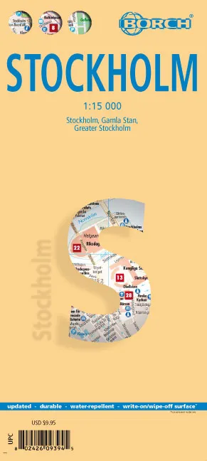 Borch City Map - Stockholm