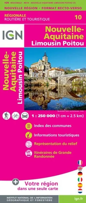 IGN Regional - Nouvelle-Aquitaine - Limousin - Poitou