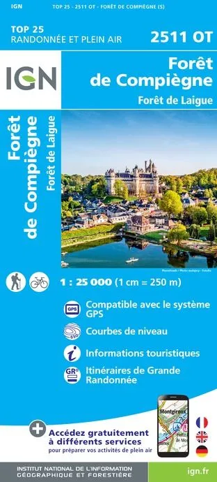 IGN Top 25 - Forêts de Compiègne et de Laigue - Image 2