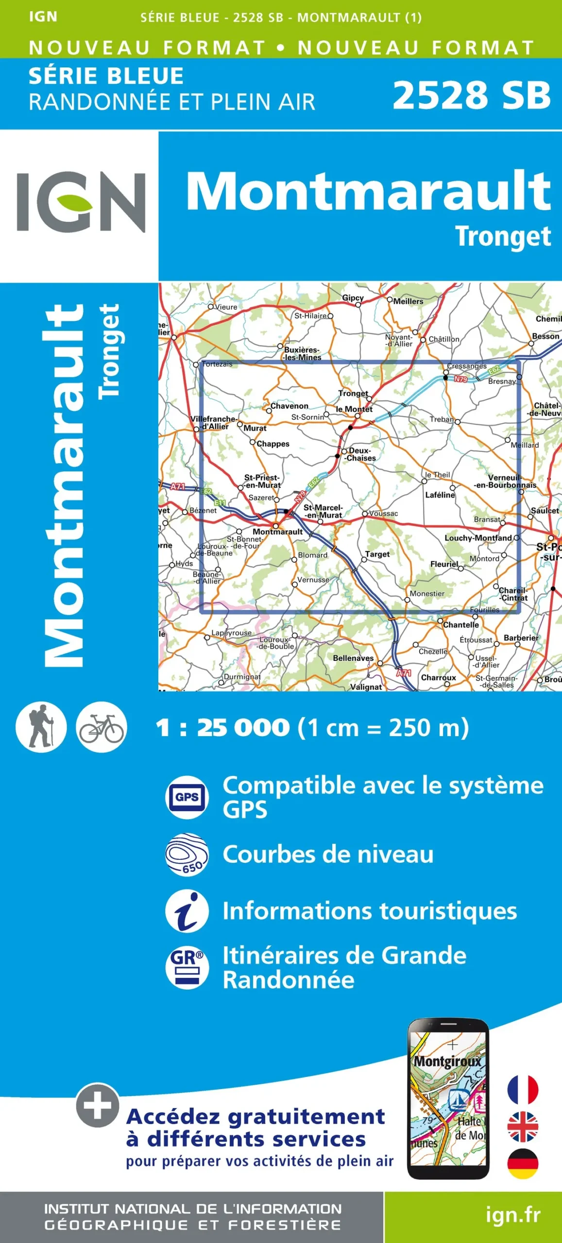 IGN Top 25 - Serie Bleu - Montmarault / Tronget 2528