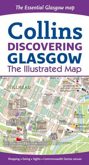Collins - Discovering Glasgow Illustrated Map - Image 2