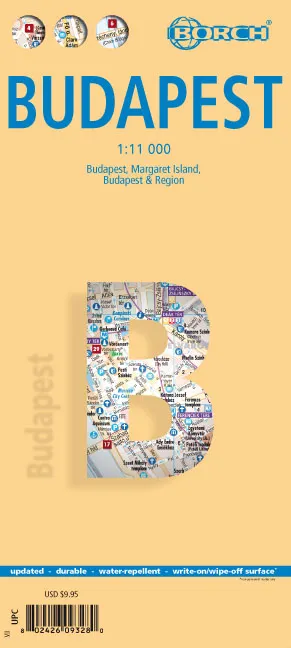 Borch City Map - Budapest - Image 2