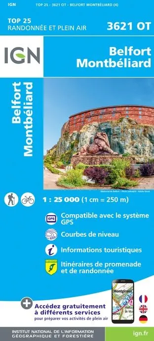 IGN Top 25 - Belfort / Montbéliard