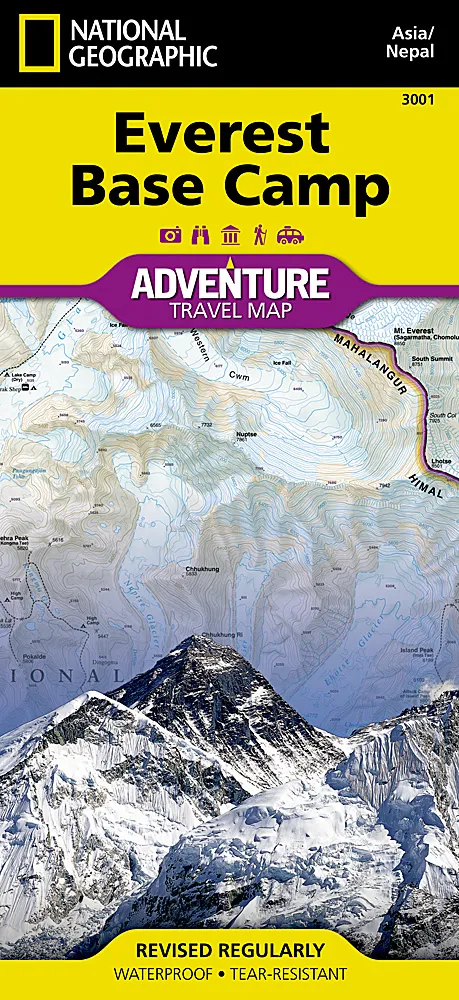 National Geographic - Adventure Map - Everest Base Camp
