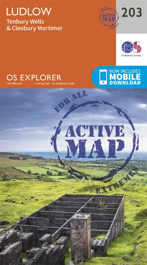 OS Explorer Active - 203 - Ludlow