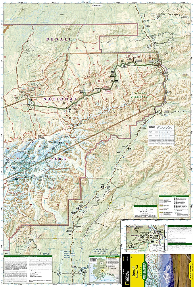 National Geographic - Trails Illustrated Maps - Denali - Image 2