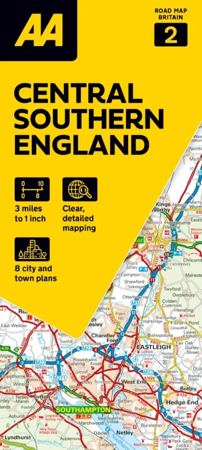 AA - Road Map Britain - Central Southern England