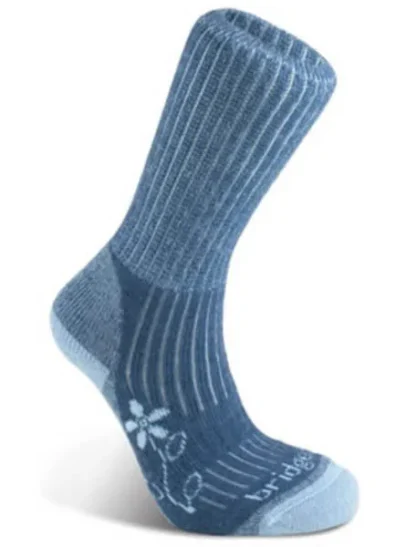 Bridgedale Hike MW Comfort Boot - Women's Socks Blue - Large (7+) (2)