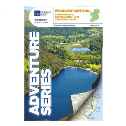 OS ROI Adventure Series Map - Wicklow Central - Lugnaquillia, Glendalough, Devils Glen