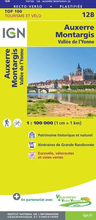 IGN Top 100 - Auxerre / Montargis - Vallee de l'Yonne - Image 2