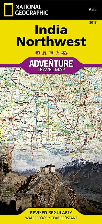 National Geographic - Adventure Map - India Northwest