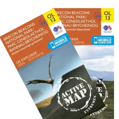 OS Explorer Active Map Set - The Brecon Beacons