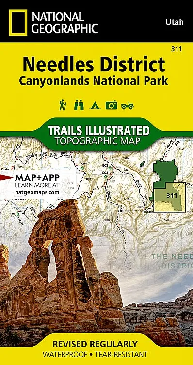 National Geographic - Trails Illustrated Maps - Canyonlands Needles