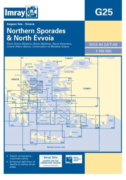 Imray G Chart - Northern Sporades & North Evvoia (G25)