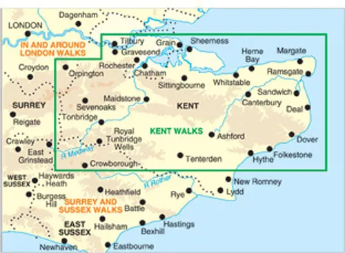 OS Outstanding Circular Walks - Pathfinder Guide - Kent - Image 2