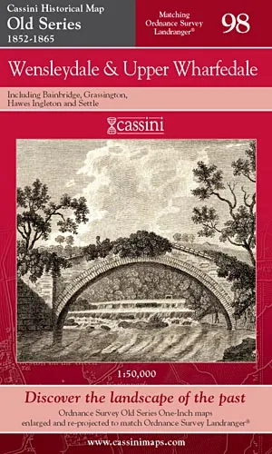 Cassini Old Series - Wensleydale & Upper Wharfedale (1852-1865)