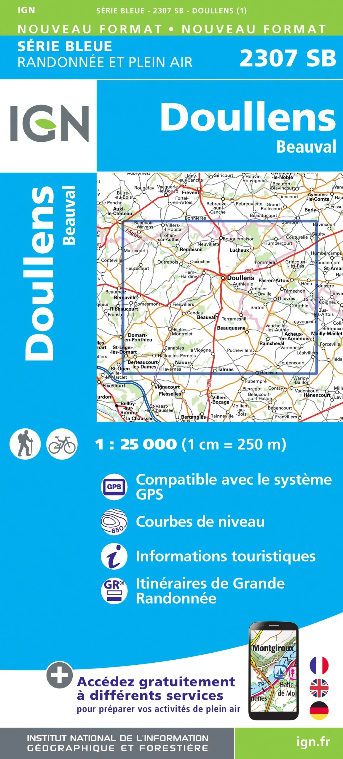 IGN Top 25 - Serie Bleu - Doullens / Beauval 2307