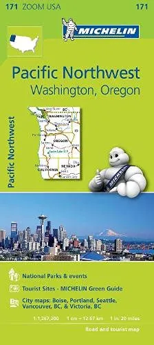 Michelin Zoom Map - 171-Pacific Northwest - Washington, Oregon - Image 2