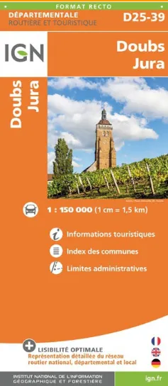 IGN Departmental - Doubs - Jura - D25-39 - Image 2