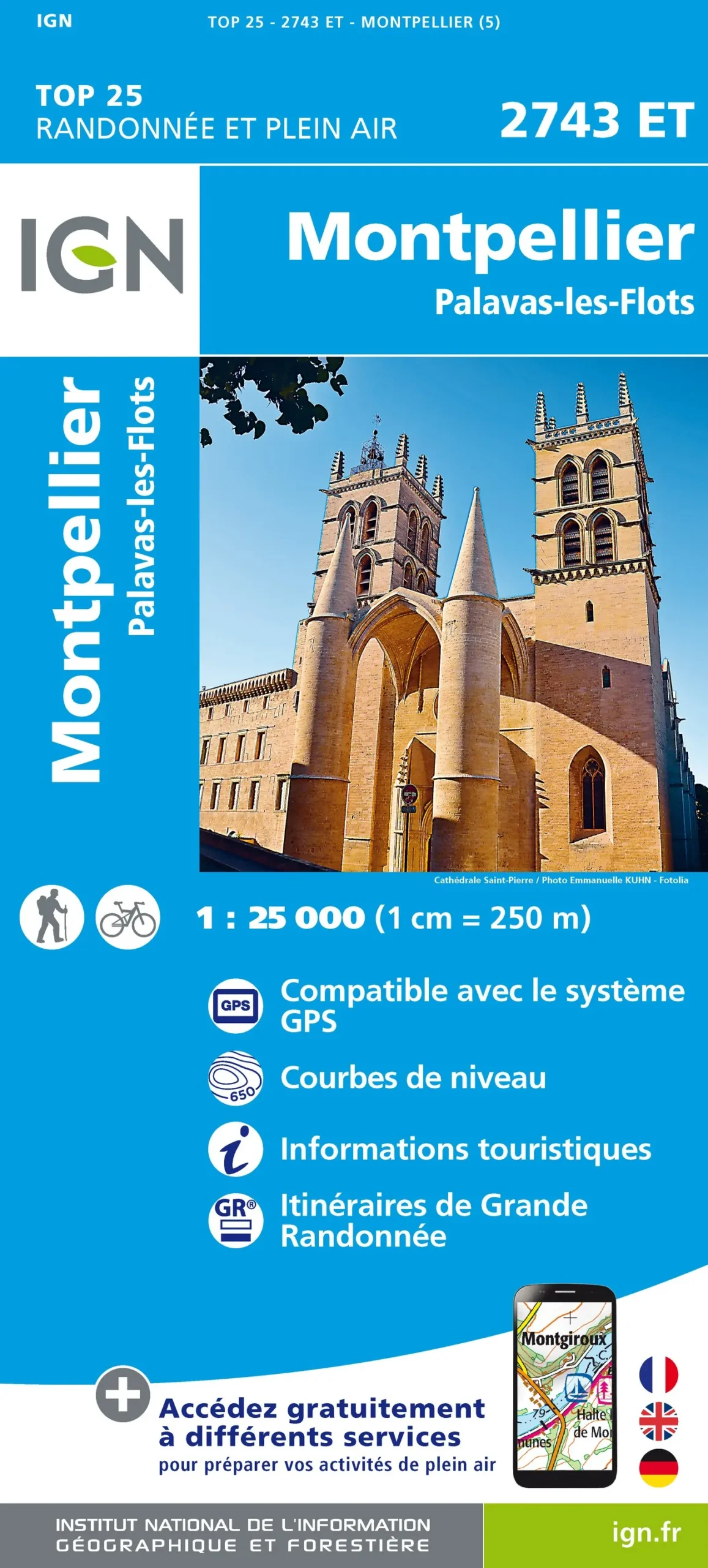 IGN Top 25 - Montpellier / Palavas-Les-Flots