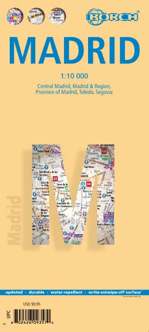 Borch City Map - Madrid
