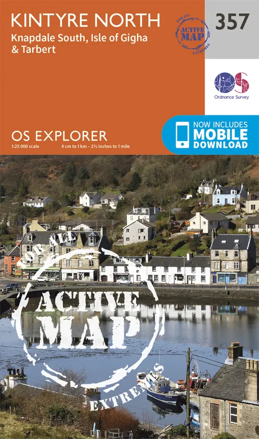 OS Explorer Active - 357 - Kintyre North