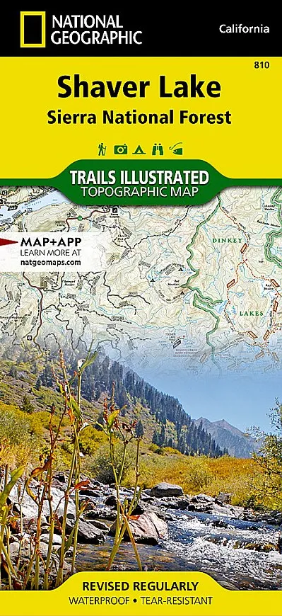 National Geographic - Trails Illustrated Maps - Shaver Lake
