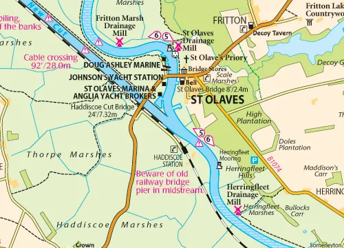 Heron Waterway Map - The Broads - Image 2