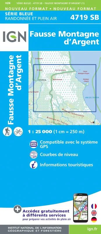 IGN Top 25 - Serie Bleu - Fausse / Montagne d'Argent (Guyana) 2114