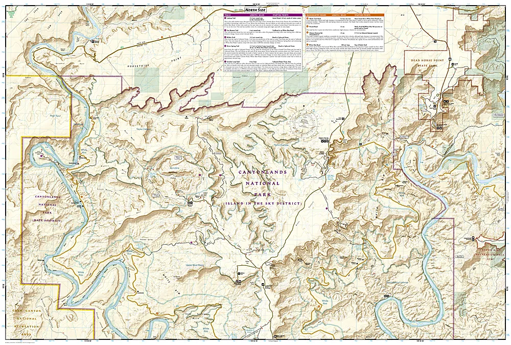 National Geographic - Trails Illustrated Maps - Canyonlands - Image 2