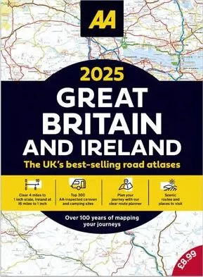 AA - Road Atlas - Great Britain 2025 (A3)