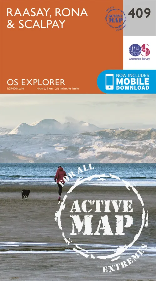 OS Explorer Active - 409 - Raasay, Rona & Scalpay