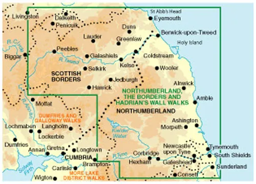 OS Outstanding Circular Walks - Pathfinder Guide - Northumberland & The Borders - Image 2