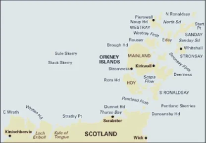 Imray C Chart - Cape Wrath to Wick & The Orkneys Islands (C68)