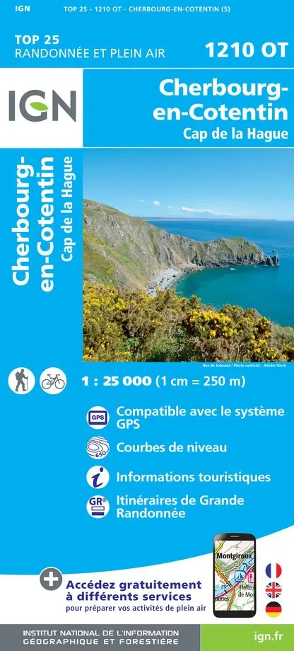 IGN Top 25 - Cherbourg-en-Cotentin / Cap de la Hague - Image 2