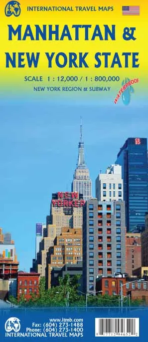 ITMB - World Maps - Manhattan / New York State - Image 2