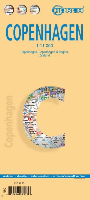 Borch City Map - Copenhagen - Image 2