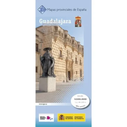 CNIG Spanish Provincial Road Maps (1:200k) - Guadalajara