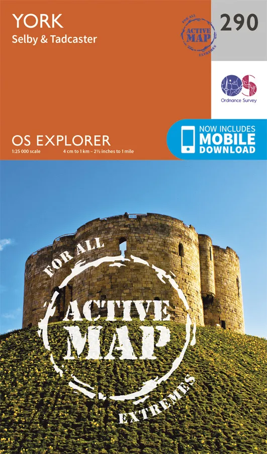 OS Explorer Active - 290 - York