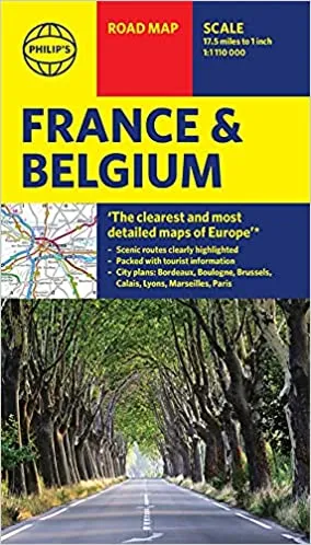 Philips Road Map Europe – France & Belgium