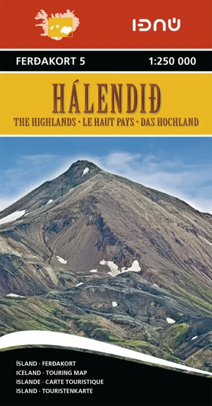 Ferdakort - Iceland Regional - Iceland Highlands