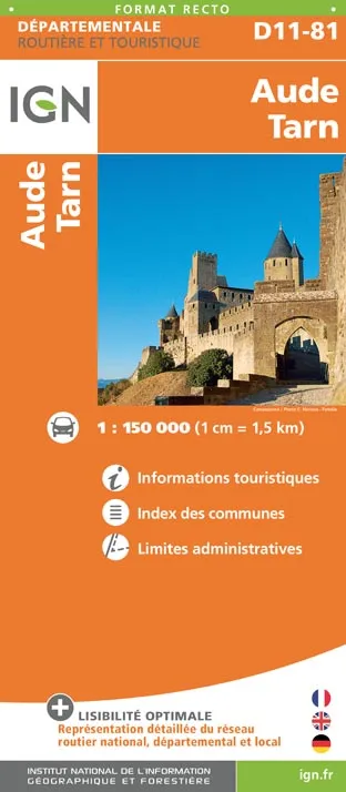 IGN Departmental - Aude - Tarn - D11-81 - Image 2